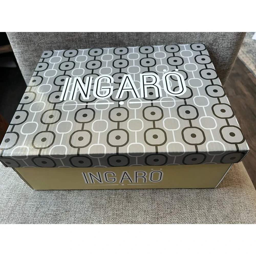 New! Ingaro Black Ankle Boots Bootie Size 9 Wide Side Zip Women's Claudia